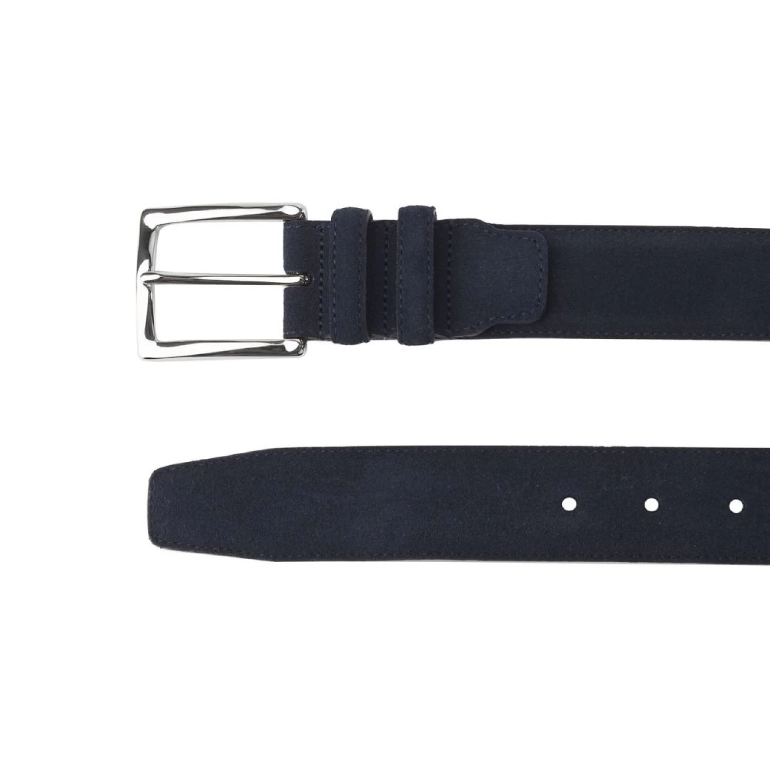 Ceinture Gauthier Suede Navy – Image 2