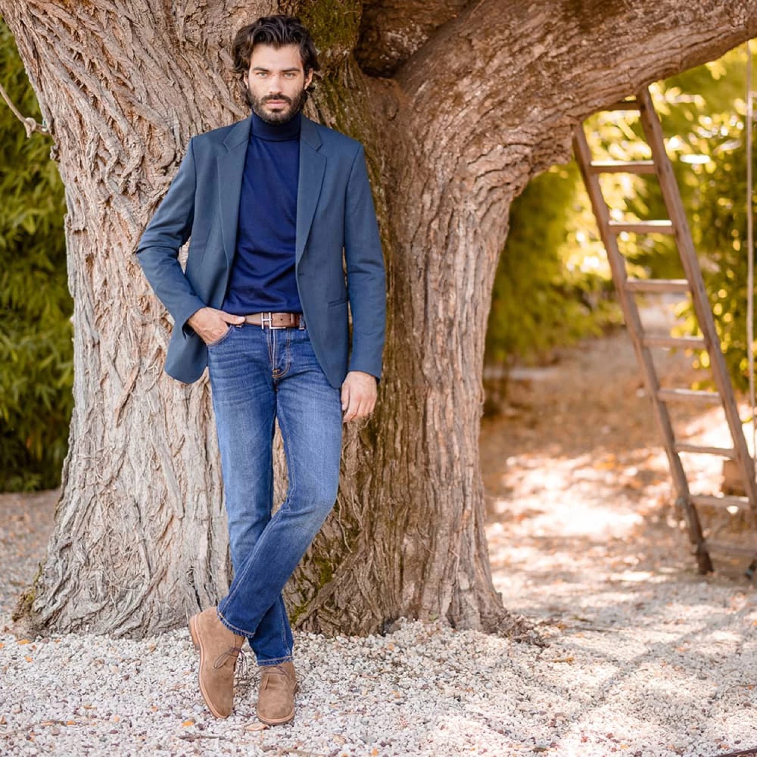 Jerry Velours Taupe & Hévea – Image 4