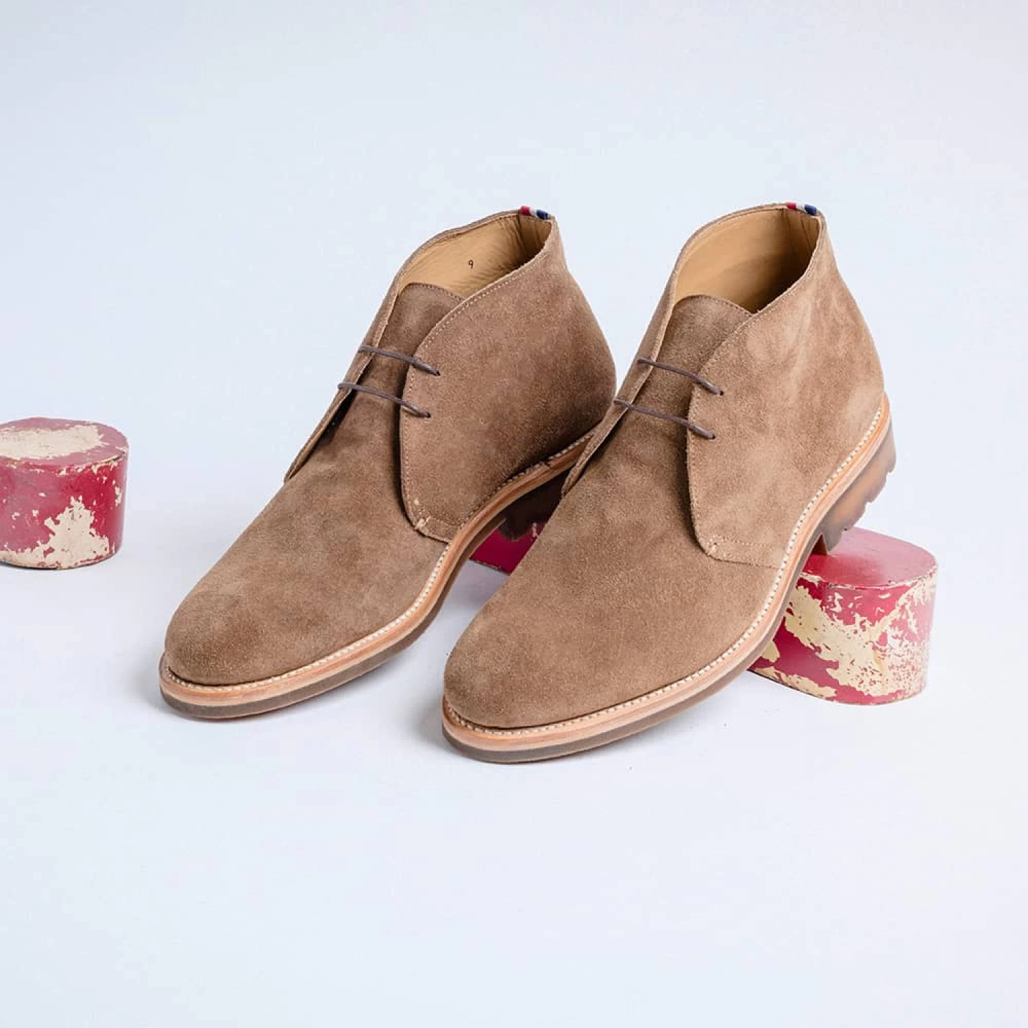 Jerry Velours Taupe & Hévea – Image 5