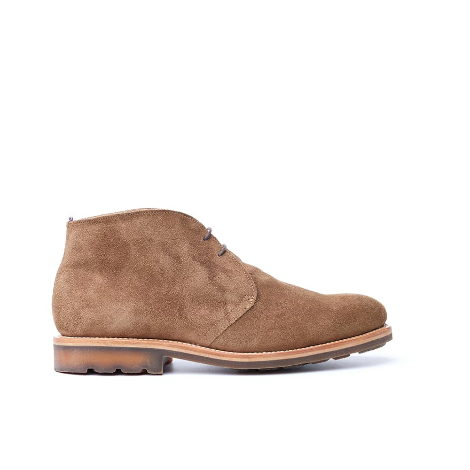 Jerry Velours Taupe & Hévea